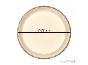 Matte Gold Ceiling Cove Light Technical Dimensions 500mm.webp