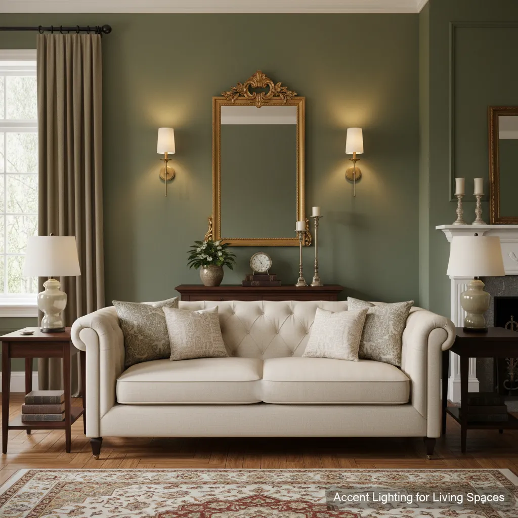 Classic Wall Sconce - Living Room Installation.webp