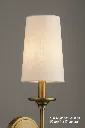 Classic Wall Sconce - Fabric Shade Detail.webp