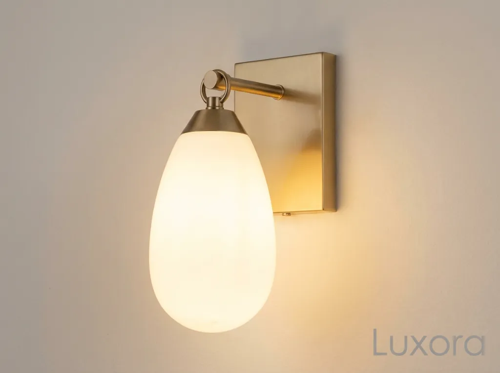 Antique Brass Wall Sconce 45 Degree Angle.webp