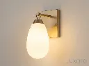 Antique Brass Wall Sconce 45 Degree Angle.webp