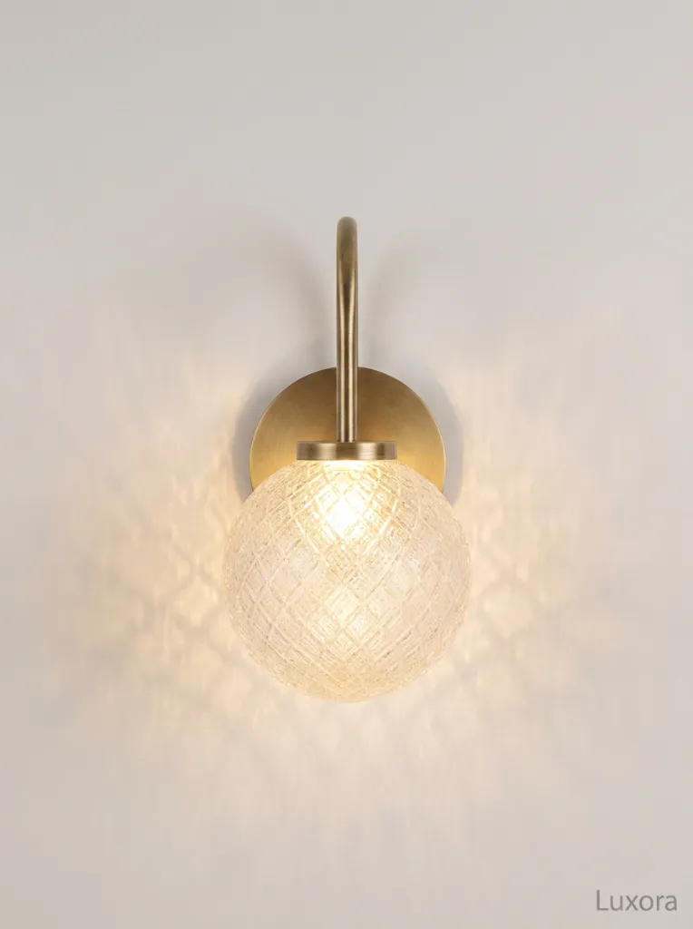 Antique Gold Wall Sconce ON - Luxora.webp