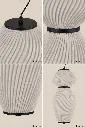 Pleated Pendant Lamp Close-Up Detail.webp