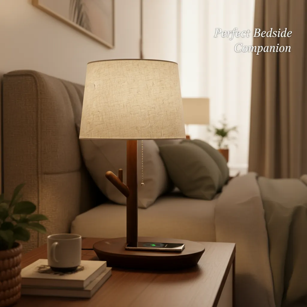 Modern Table Lamp - Bedside Installation.webp