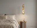 Gold Leaf Pendant Light Bedroom Lifestyle.webp