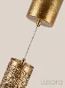 Gold Leaf Pendant Light Hardware Detail.webp