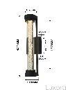 Cylindrical Wall Light Technical Dimensions.webp