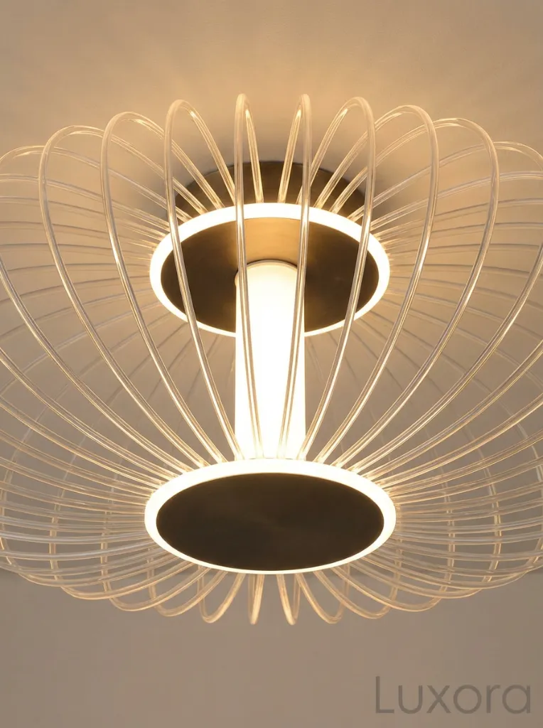 Antique Brass Wire Cage Ceiling Light PDP Tight.webp