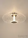 Antique Brass Wire Cage Ceiling Light Centered Hero.webp
