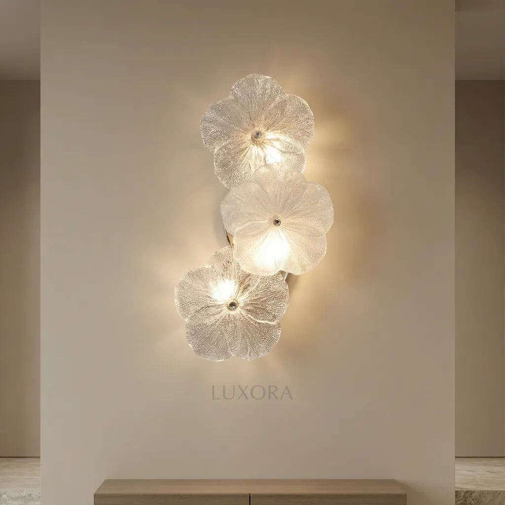 Floral Pendant Lamp Installation.webp