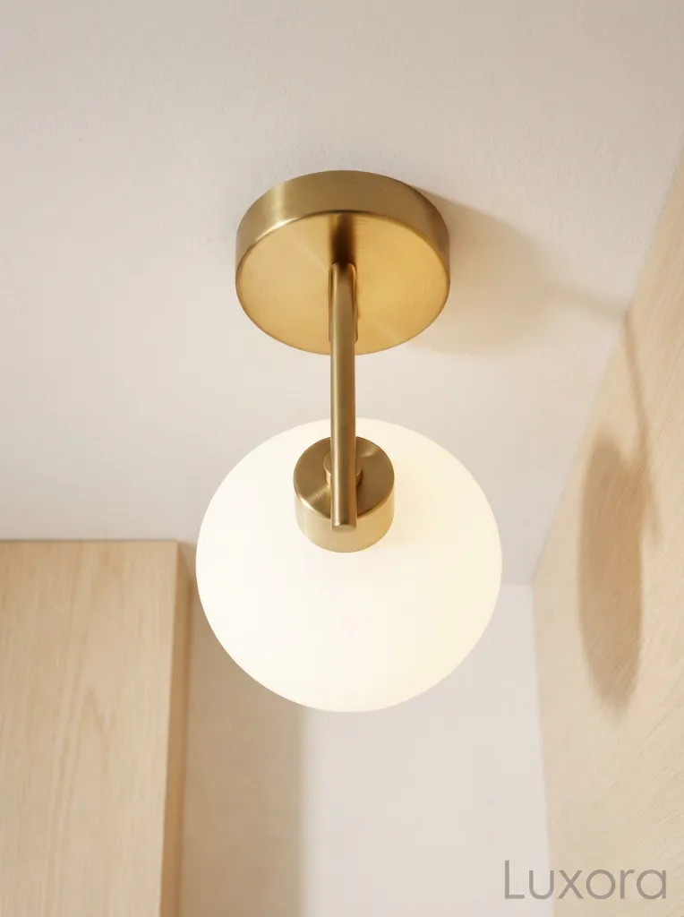 Brass Wall Light Inverted.webp