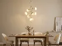 Gold Branch Pendant Dining Room.webp