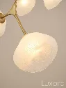 Gold Chandelier Frosted Glass Glass Detail.webp
