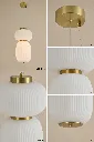 Ribbed Pendant Lamp Detail Shot.webp