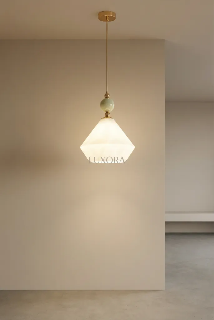 Geometric Pendant Lamp Installation.webp