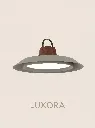 Gray Metal Wood Pendant Lamp Three-Quarter Angle.webp