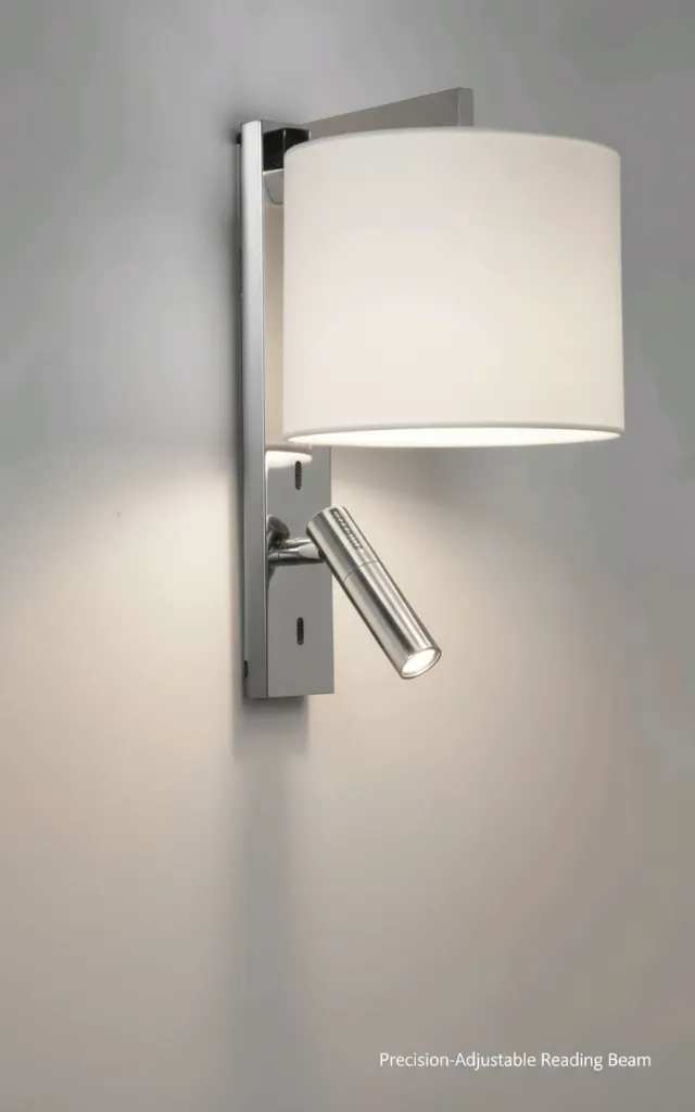 Bedside Wall Lamp - Reading Light Detail.webp
