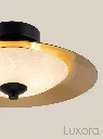 Black Gold Ceiling Light Diffuser Detail.webp