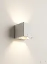 White Wall Light ON Side - Luxora.webp