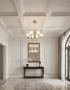 Antique Gold Chandelier in Entryway.webp