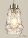 Nickel Pendant Light Glass Texture Detail.webp