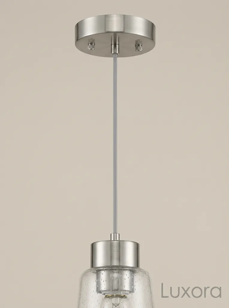 Nickel Pendant Light Metal Finish Detail.webp