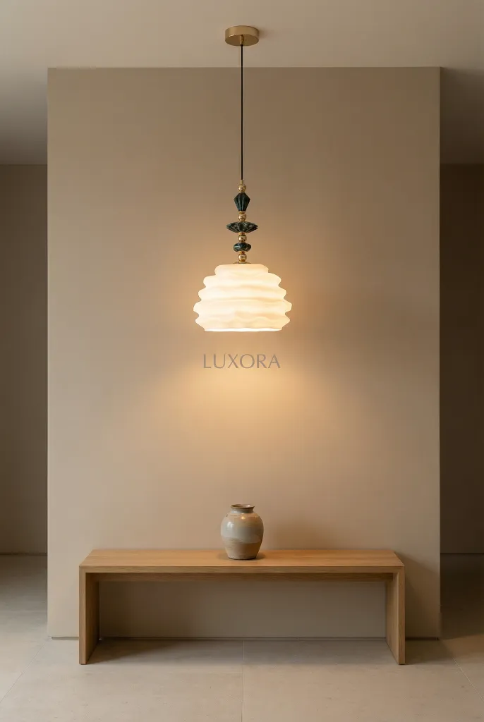 Wavy Pendant Lamp Installation.webp