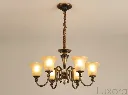 Antique Bronze 5-Arm Chandelier Centered Hero.webp