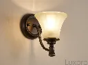 Dark Bronze Wall Sconce 45 Degree Angle.webp