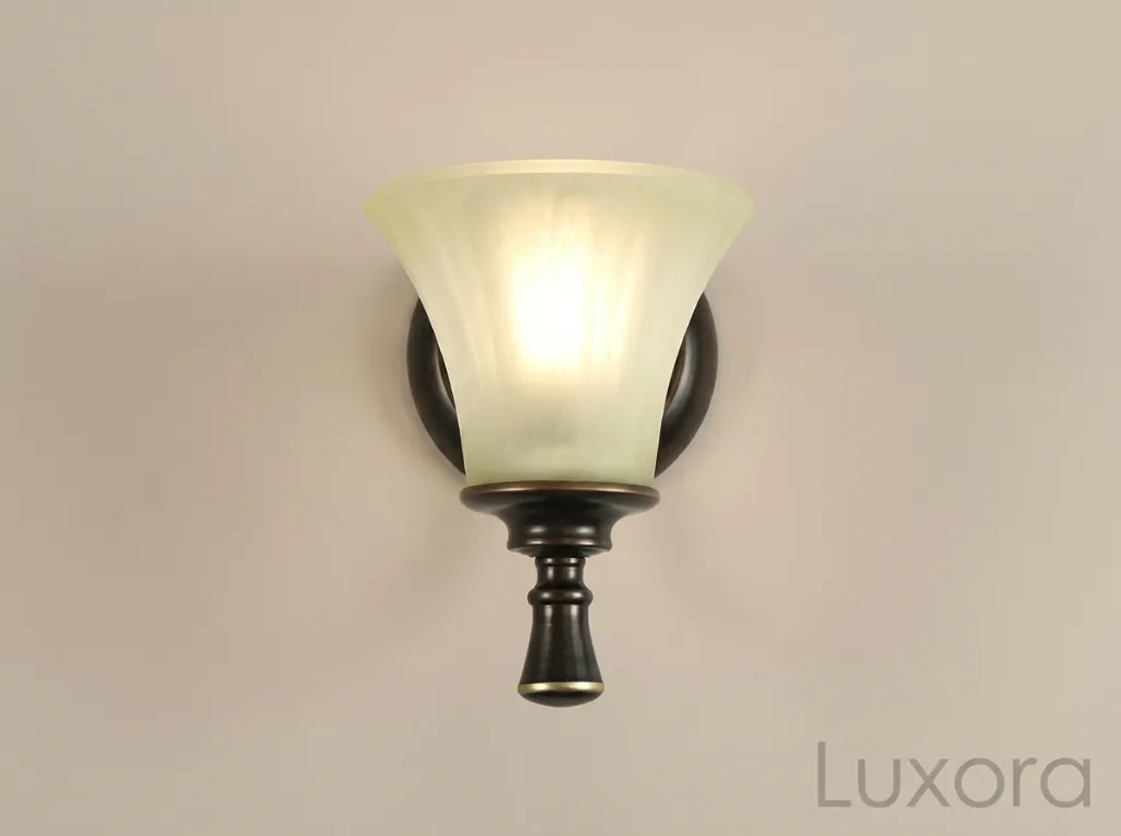 Dark Bronze Wall Sconce Centered Hero.webp
