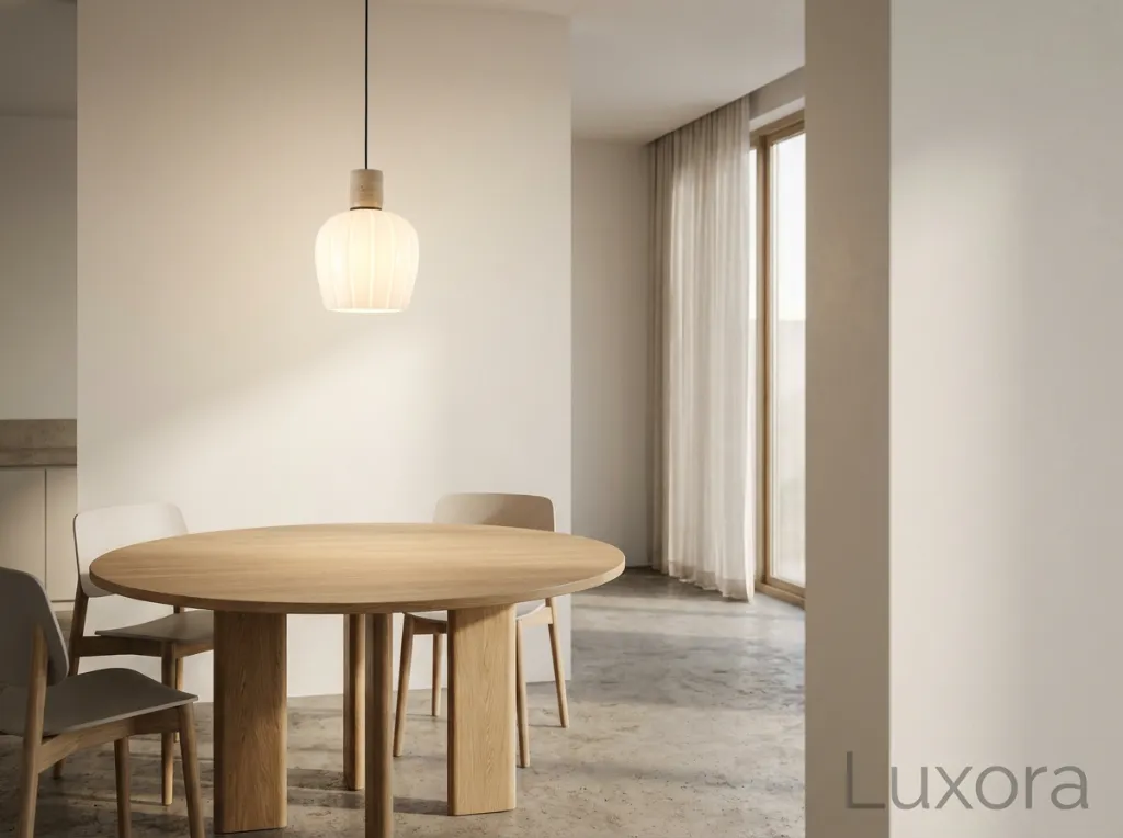 White Ribbed Pendant Lifestyle.webp