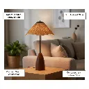 Natural Fiber Table Lamp - Benefits.webp