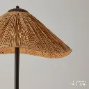 Natural Fiber Floor Lamp - Shade Detail.webp