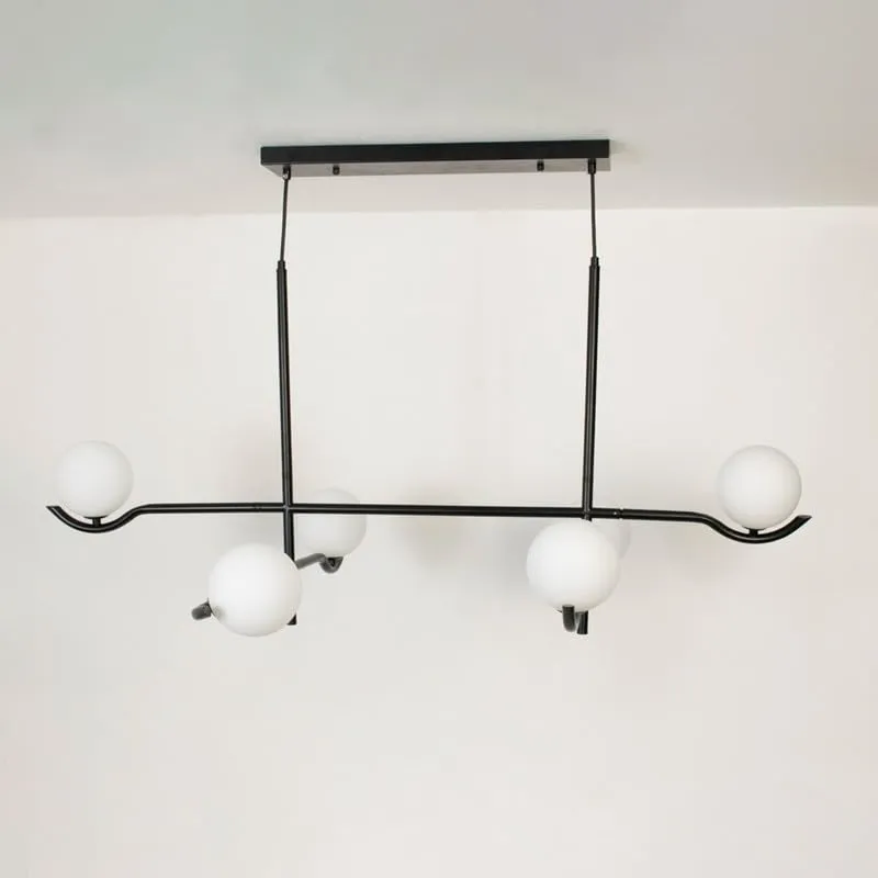 Aball Orbelle 6-Light Chandelier - Black