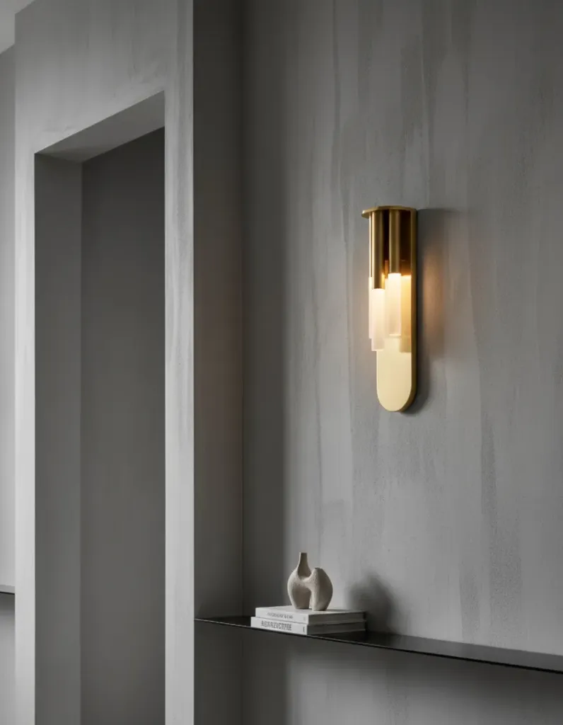 [Rosseu Brass Wall Light] ROUSSEAU